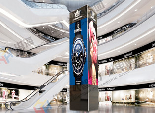 LED旋轉(zhuǎn)屏優(yōu)勢與特點，高鐵站、飛機場、商場是否適合？